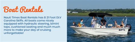 wrightsville beach boat rentals  21 foot Carolina Skiff boat rentals by 8 feet wide and powered by a 115hp Suzuki 4 Stroke